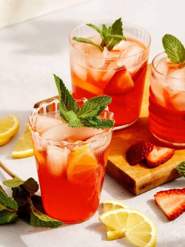 Limonada de fresa