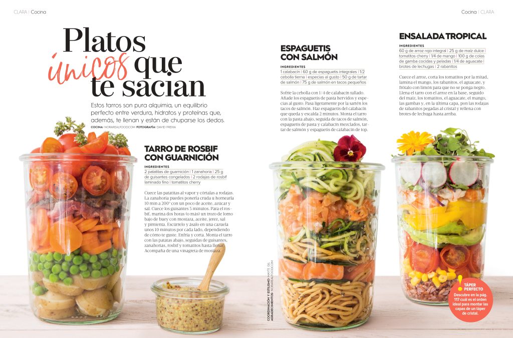 Recetas comida saludable para oficina.