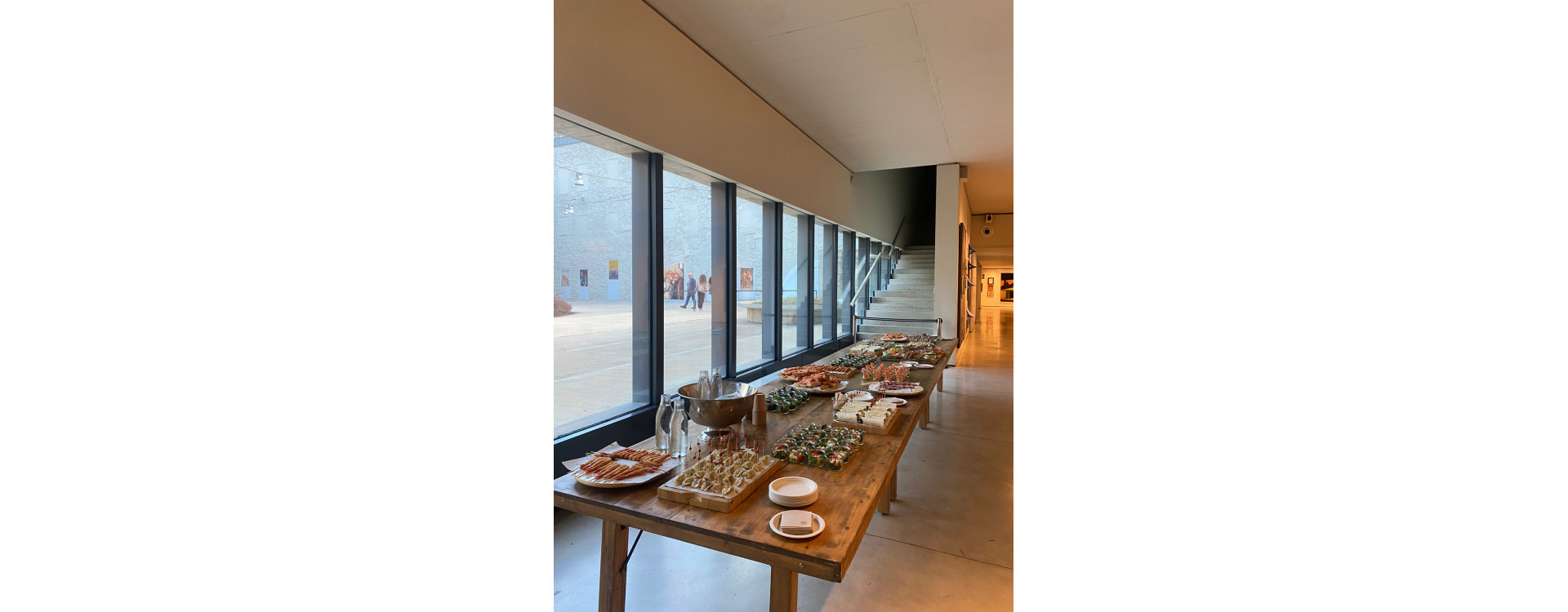 Catering de empresa en un museo